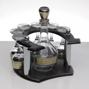 Мини-бар 7 предметов подкова, Византия 500 мл/ 60 мл пробка микс