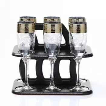 Мини-бар "Барокко" барная стойка, 6 бокалов