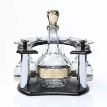 Мини-бар "Барокко" барная стойка, графин, 6 рюмок