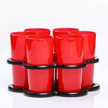 Мини-бар "Барокко с напылением" 6 стаканов 230мл