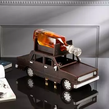 Мини-бар деревянный "Жигули", тёмный, 38 см