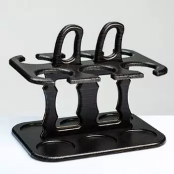 Мини-бар набор из 6-ти фужеров 170 мл "Jungle" серебро