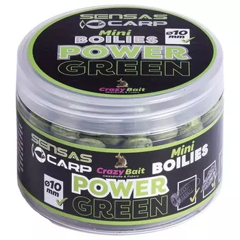Мини бойлы Sensas Crazy Bait POWER GREEN 10мм 0.08кг