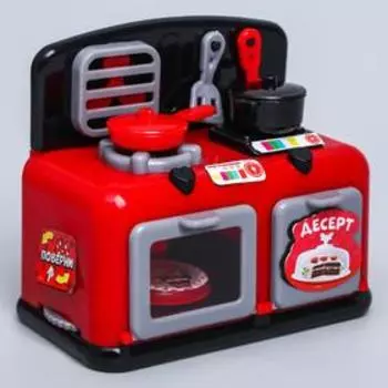 Игровой набор мини-кухня с посудой «Мамина помощница», Минни Маус