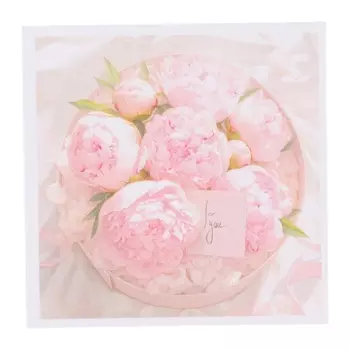 Мини-открытка «Букет» 7.57.5 см