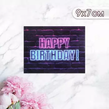 Мини-открытка Happy Birthday, 97 см