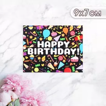 Мини-открытка Happy Birthday, 97 см