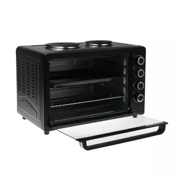 Мини-печь Galaxy GL 2605, 3800/2200 Вт, 68 л, 3 режима, таймер, чёрная