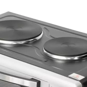 Мини-печь Galaxy GL 2607, 1650 Вт, 48 л, 100-250°С, подсветка, серебристая