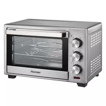 Мини-печь Pioneer MO5011G, 1600 Вт, 6 режимов, 25 л, серебристая