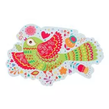 Мини-плакат вырубной «Птичка», А5