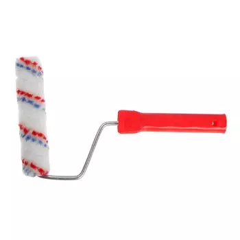 Мини-валик ЛОМ, полиэфирная нить, 150 мм, рукоятка d=6 мм, D=16 мм, ворс 12 мм