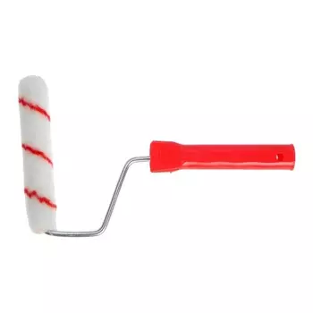 Мини-валик ЛОМ, полиамид, 150 мм, рукоятка d=6 мм, D=16 мм, ворс 10 мм