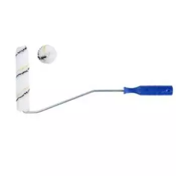 Мини-валик ТУНДРА, микрофибра, 150 мм, рукоятка d=6 мм, D=15 мм, ворс 9 мм