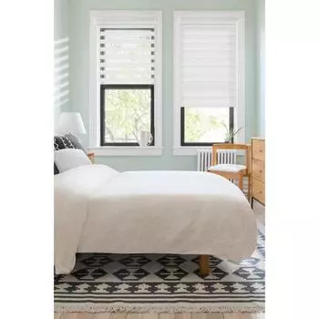 Миниролло «День-Ночь», 57х170 см, цвет белый