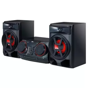 Минисистема LG CK43 черный 300Вт CD CDRW FM USB BT