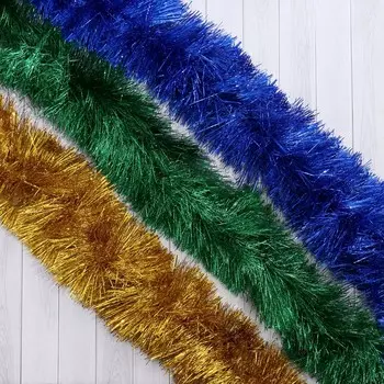 Мишура новогодняя «Зимнее волшебство. Блеск», d=12 см, 200 см, МИКС