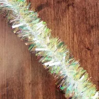 Мишура новогодняя «Зимнее волшебство. Перламутровая», d-8 см, 200 см