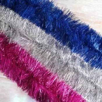 Мишура новогодняя «Зимнее волшебство. Блеск», широкая, d=15 см, 200 см, МИКС