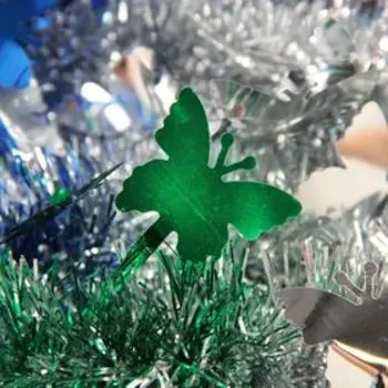 Мишура новогодняя «Зимнее волшебство. Вираж», бабочки, d = 5 см, 200 см, МИКС