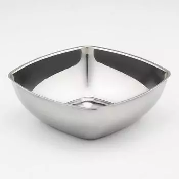 Мискa из нержавеющей стали, 1,5 л, 19×19×6,5 см, 201 мaркa стaли, толщинa 0,8 мм