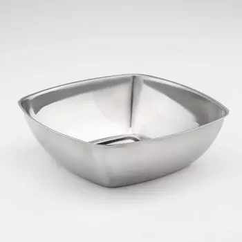Мискa из нержавеющей стали, 1,8 л, 21×21×7 см, 201 мaркa стaли, толщинa 0,8 мм