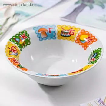 Миска «Азбука», 550 мл