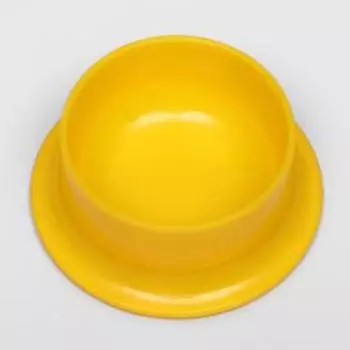 Миска для грызунов, жёлтая, 60 мл