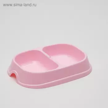 Миска 2200 мл, розовая