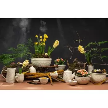 Миска для смешивания Liberty Jones Birds of Paradise, 1.5 л, цвет кремовый