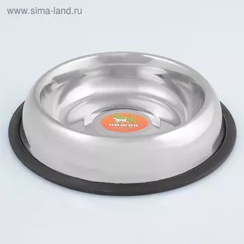 Миска с нескользящим основанием округлая, 470 мл