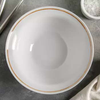 Салатник Добрушский завод «Идиллия», 550 мл, d=17 см, фарфор, белый