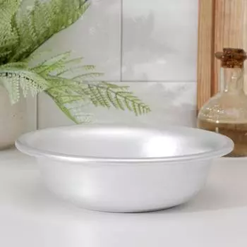 Миска круглая из алюминия, 1 л, d=20 см