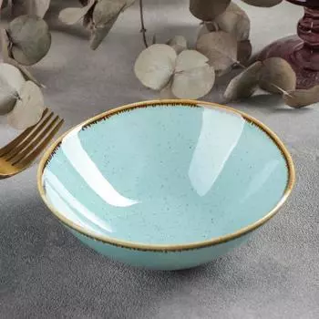 Миска «Лазурит», 14×14×5 см, цвет голубой