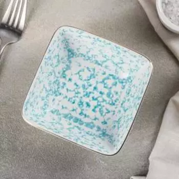 Миска керамическая «Марокканка», 360 мл, d=11,5 см, цвет голубой