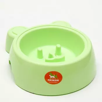 Миска медленное кормление 28238 см, зелёная