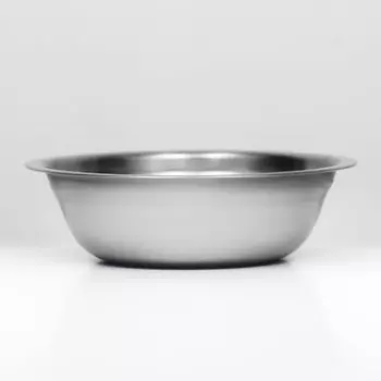 Миска металлическая эконом, 0,35 л, 13 х 4,5 см