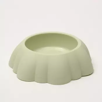 Миска пластиковая 21 х 21 х 6 см, зелёная