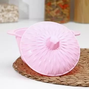 Миска с крышкой Доляна, 191615,5 см, цвет МИКС