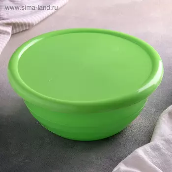 Миска с крышкой SparkPlast, 2.1 л, пластик, МИКС