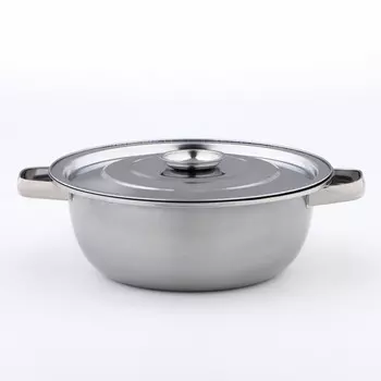 Миска из нержавеющей стали с крышкой, 1 л, d=19 см