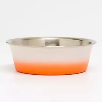 Миска стандартная градиент, 450 мл, оранжевая