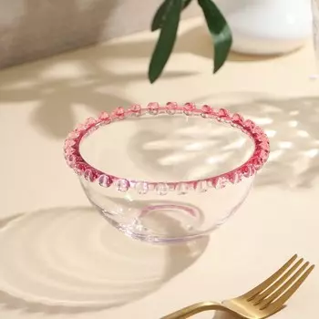 Миска «Розе», 300 мл, 136 см, стекло, прозрачный