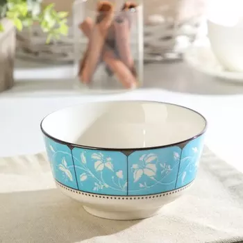 Миска «Вдохновение», 12,5×6,5 см, цвет голубой