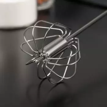 Миксер механический Доляна «Сильвер», 30 см, нержавеющая сталь