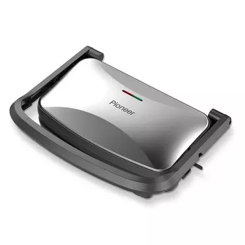 Многофункциональный гриль Pioneer SM303D, антипригарное покрытие, 1000 Вт, серебристый