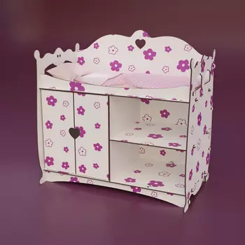 Многофункциональный комплекс с постельным бельем Diamond Princess «Цветы»