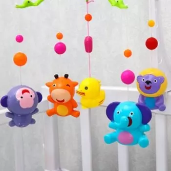 УЦЕНКА Мобиль музыкальный «Домик. Джунгли», заводной