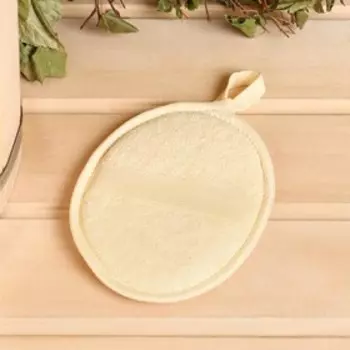 Мочалка банная "Овал", крапива