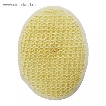 Мочалка Beauty Format натуральная на руку овальная, сизаль